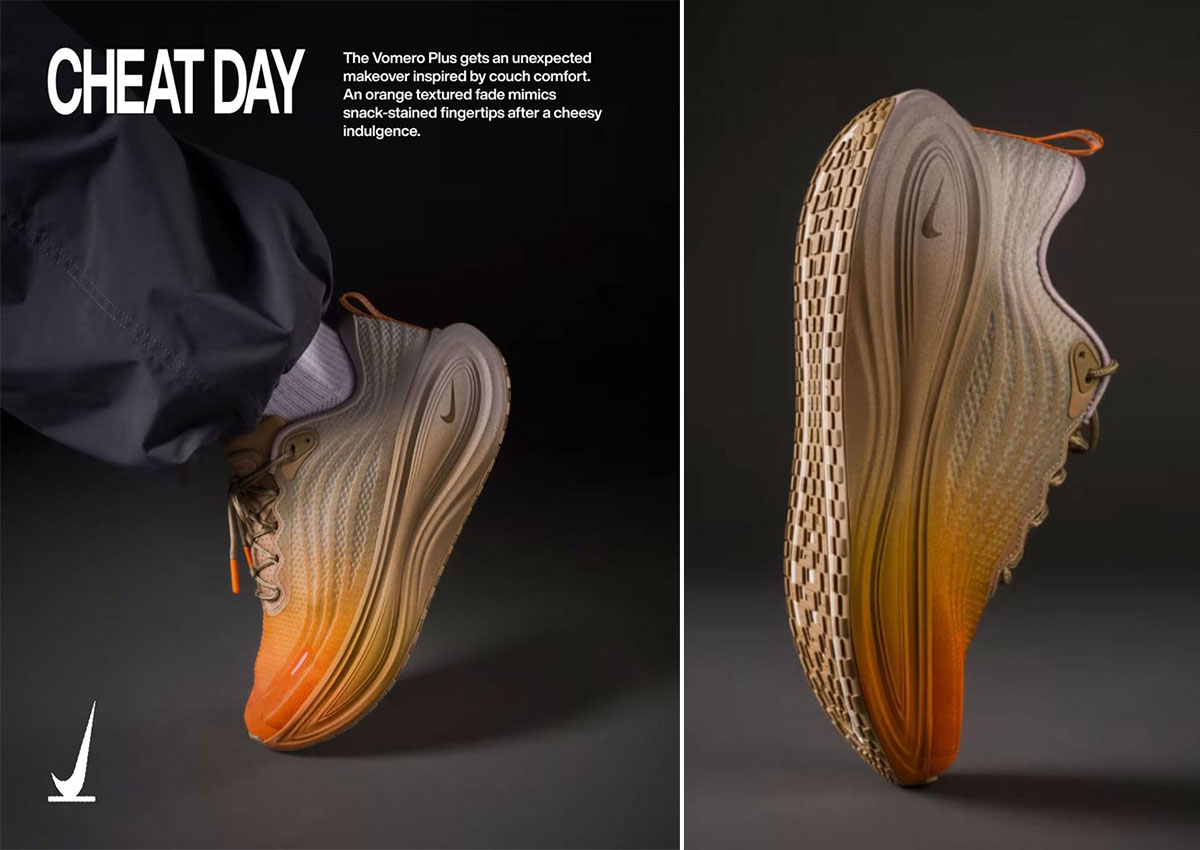 Nike Vomero Plus “Cheat Day” Gets Covered in Cheeto Dust