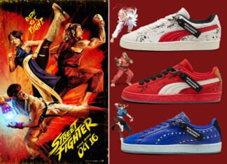 Street Fighter x PUMA Suede Pack Features Ryu, Ken and Chun-Li