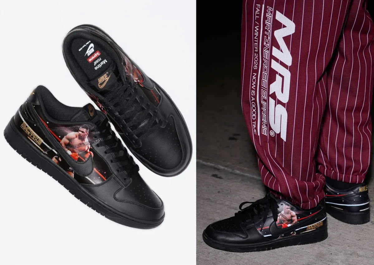 Supreme x Martine Rose x Nike Dunk Low “Mike Tyson” Releases October 15th