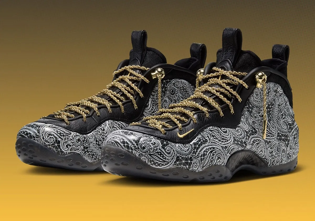 Official Photos of the Victor Solomon x Nike Air Foamposite One “Trophies” in Black