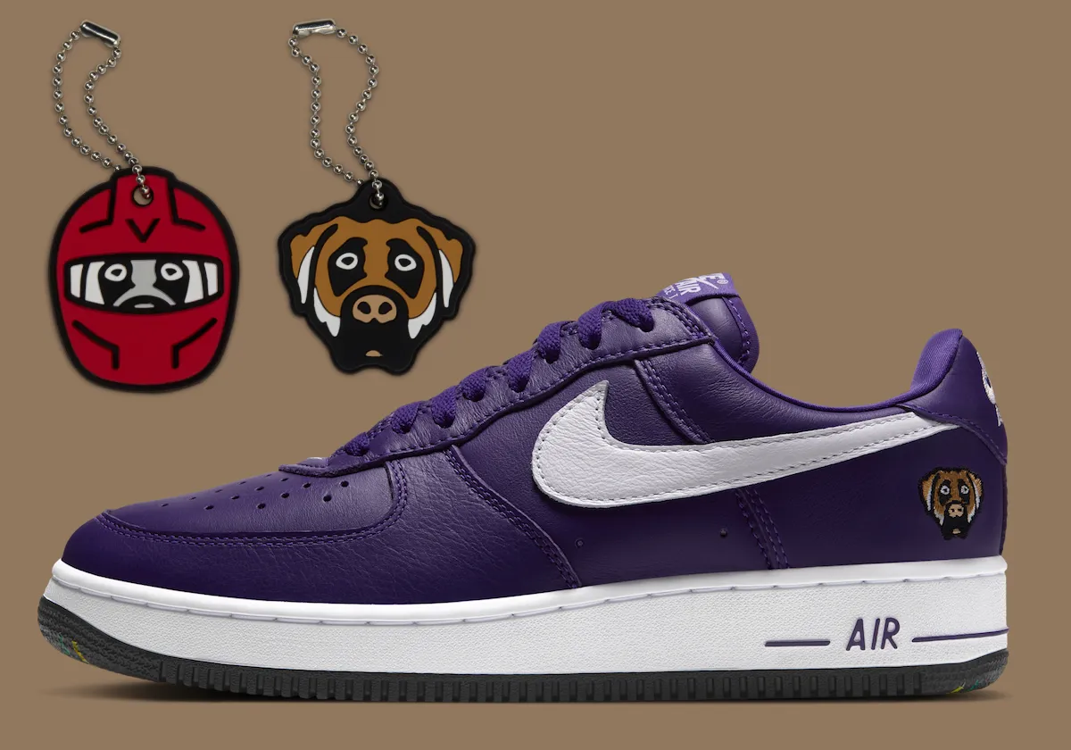 Victor Victor x Nike Air Force 1 ’01 “Court Purple” Official Photos