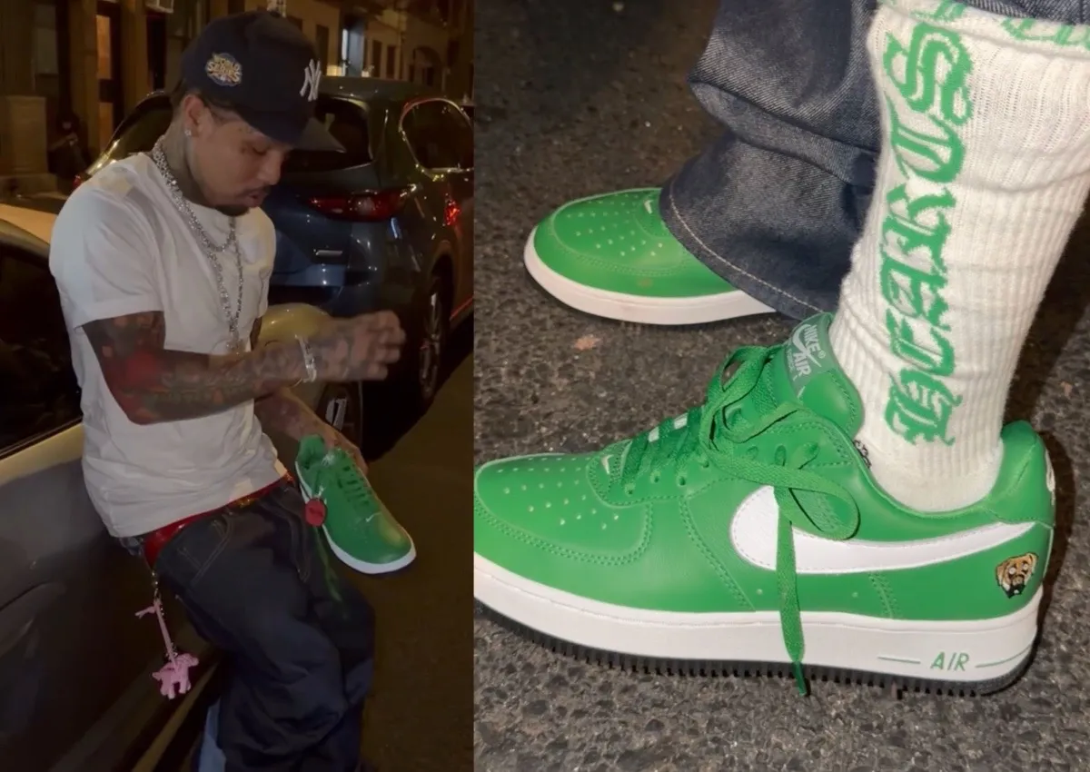 Gervonta Davis Debuts The Victor Victor x Nike Air Force 1 ’01 “Green”