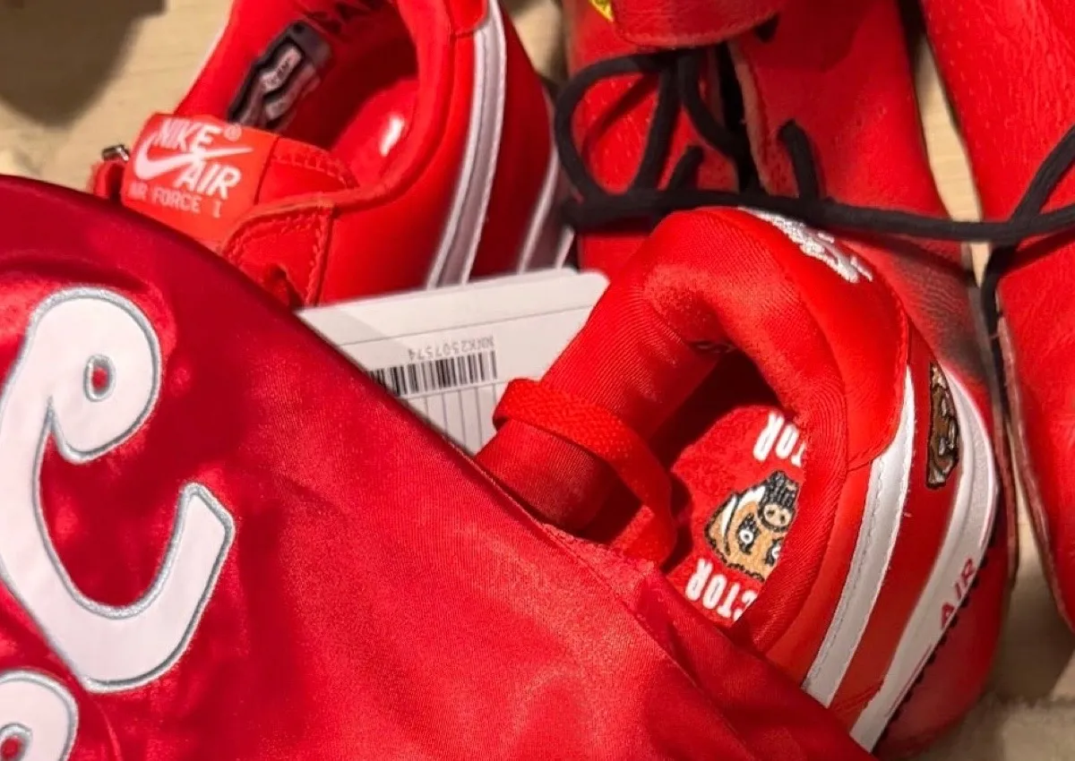 Steven Victor Teases Red Victor Victor x Nike Air Force 1 ’01