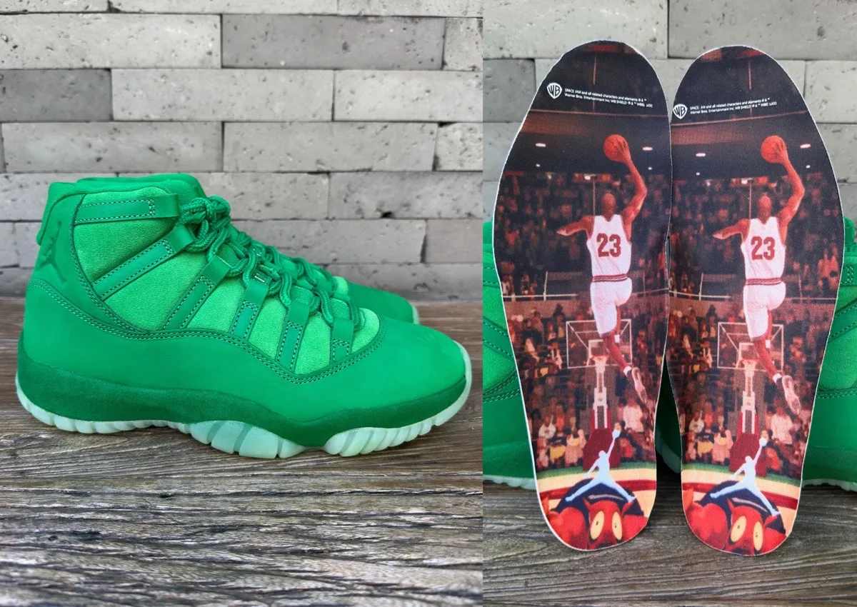 Air Jordan 11 “Green Screen” First Look For Space Jam’s 30th Anniversary