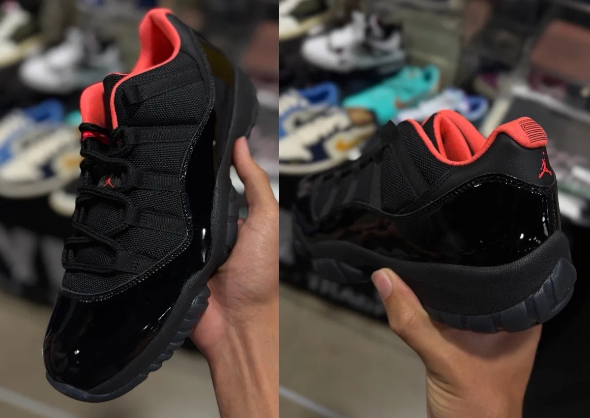 Rare Air Jordan 11 Low “Black Infrared” Sample Surfaces