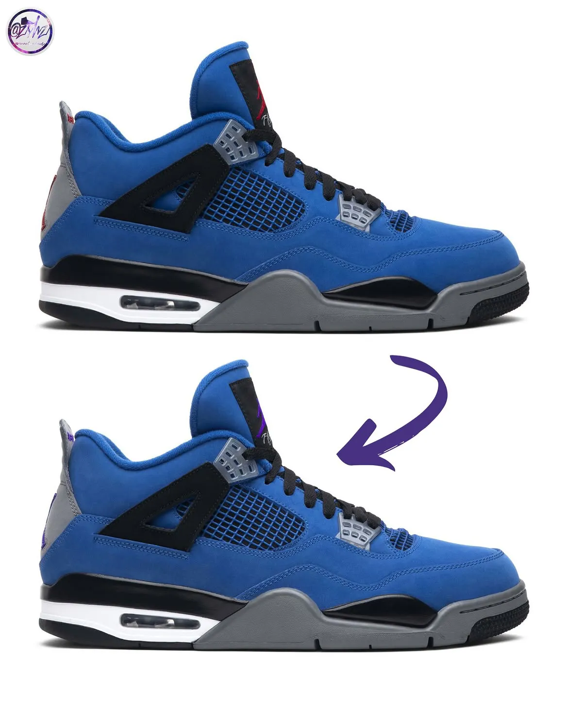 Eminem Air Jordan 4 Encore 2005 vs 2027 comparison