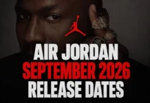 Air Jordan September 2026 Release Dates