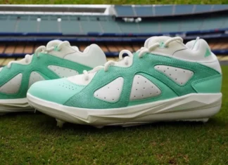 Kiké Hernández Debuts Bad Bunny adidas BadBo 1.0 “Mint Green” Cleats
