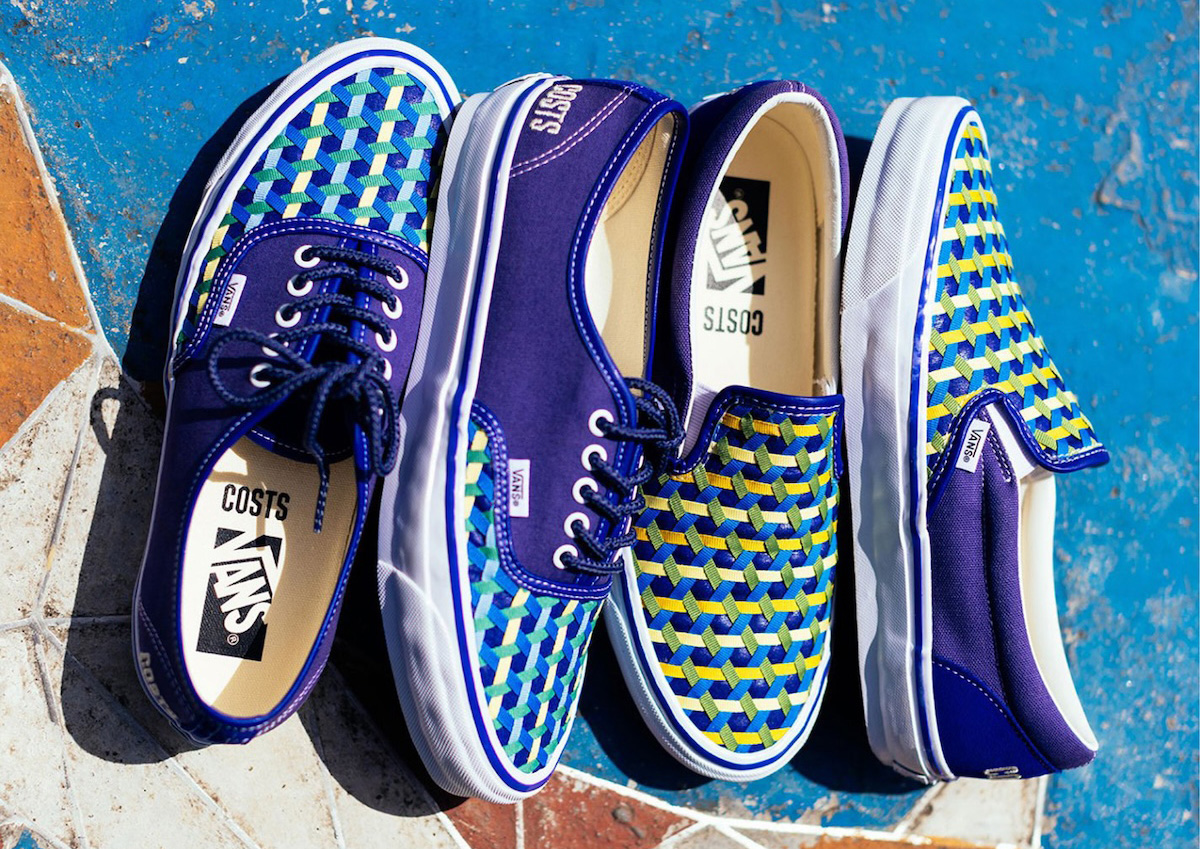 COSTS x Vans Rework the Authentic and Slip-On With Woven Uppers