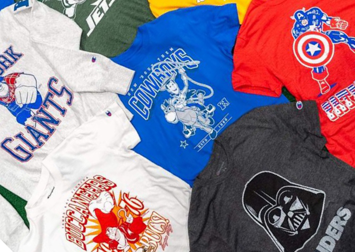 Disney x Champion NFL Collection Pairs Every Team With Disney, Marvel and Star Wars