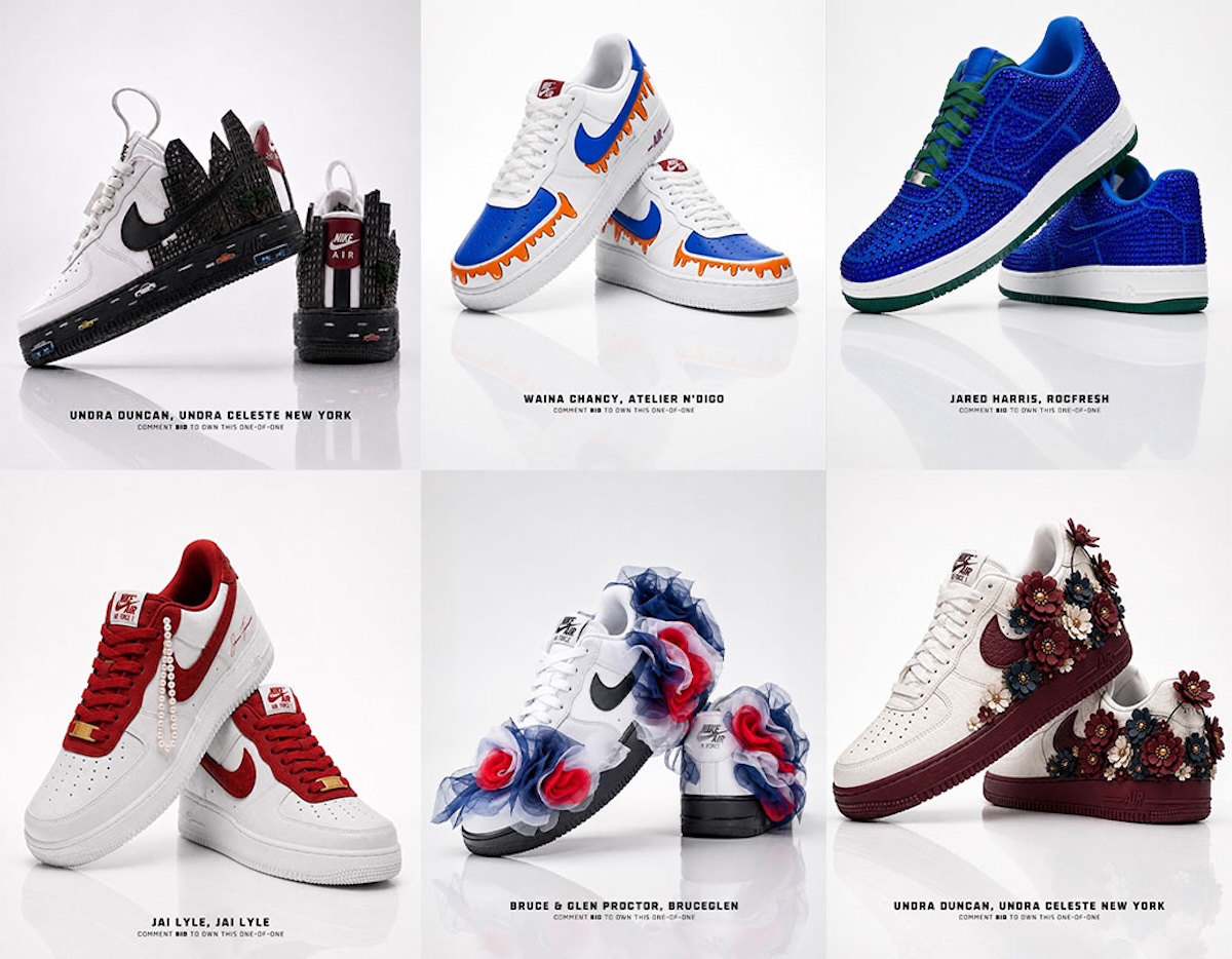Harlem Fashion Row Turns the Nike Air Force 1 Into a Charity Art Project