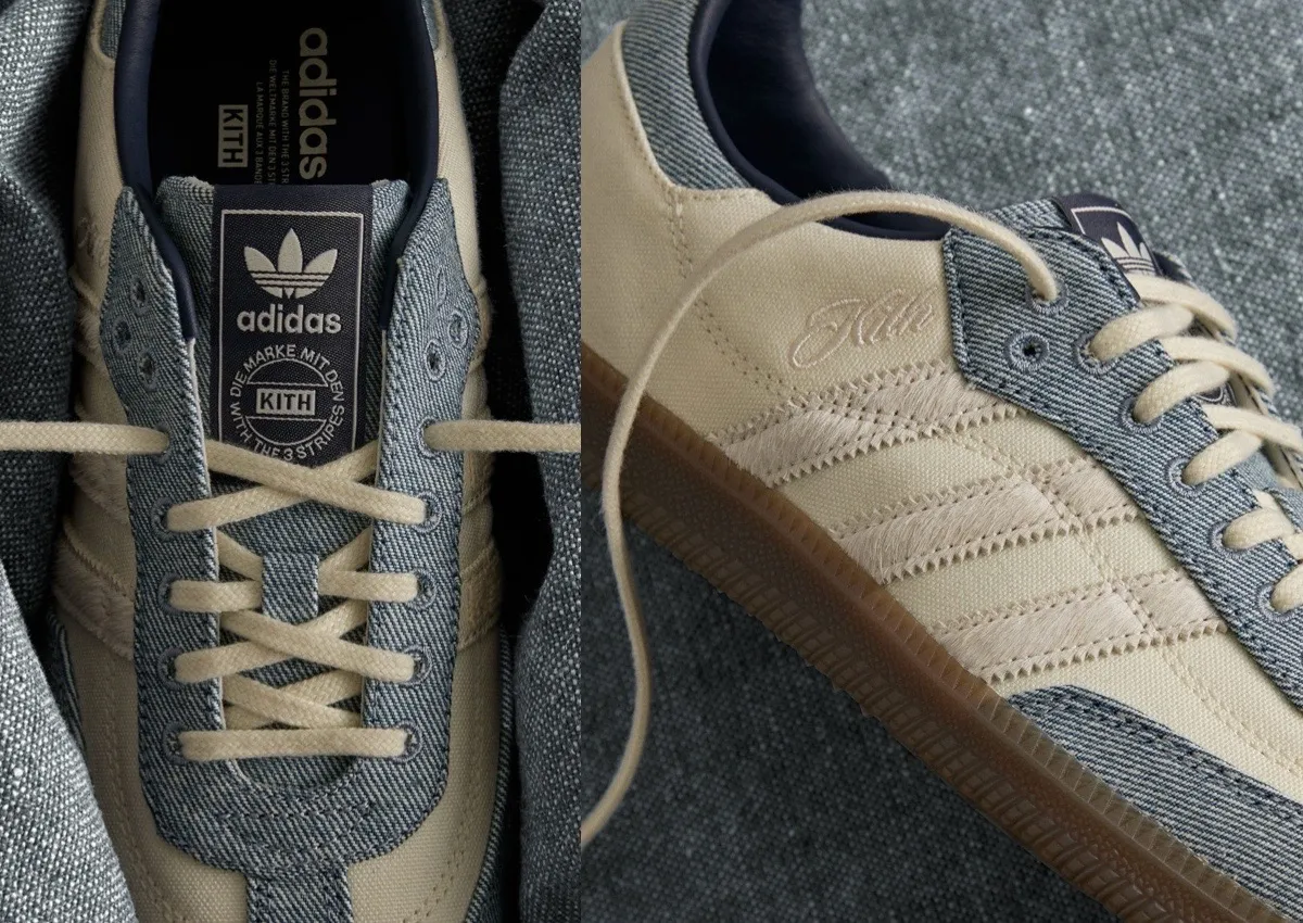 Kith x adidas Samba “Denim” Now Available