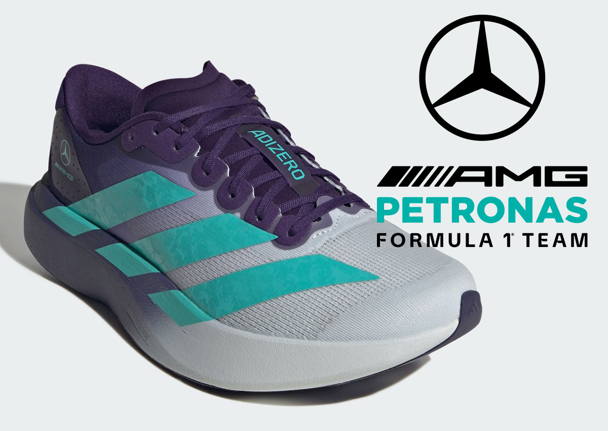 Mercedes F1 x adidas EVO SL Takes on the 2026 Singapore Grand Prix