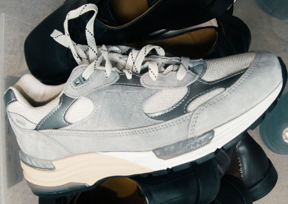 mfpen Strips Back the New Balance 992 for First Sneaker Collab