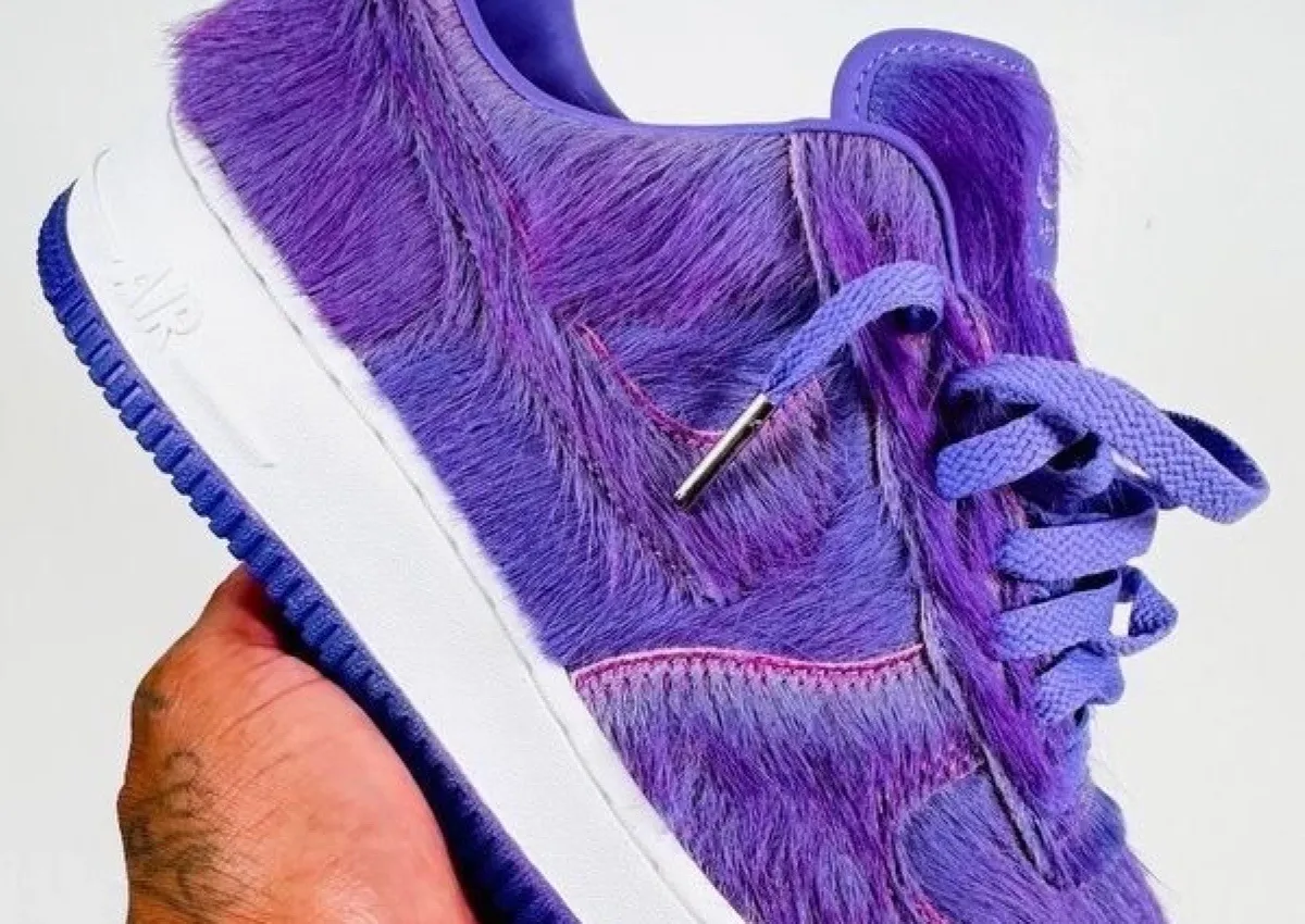 Nike Air Force 1 Low “Atomic Violet” Brings Back The Fuzzy Look
