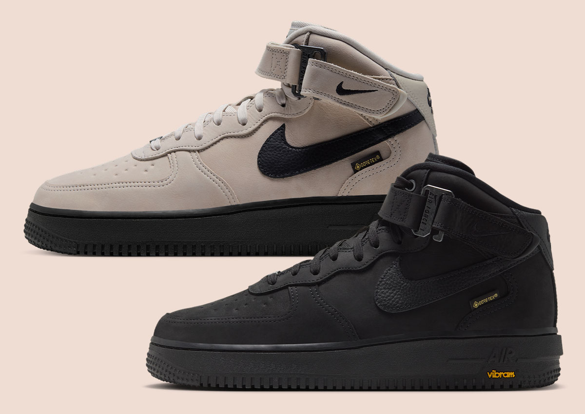Nike Air Force 1 Mid GTX Vibram Surfaces in Two Colorways
