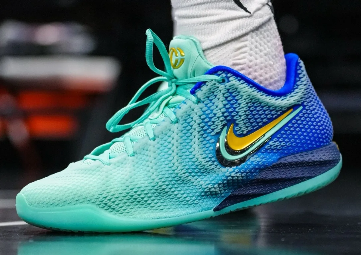 Caitlin Clark Debuts Nike Caitlin 1 “Teal Fade”
