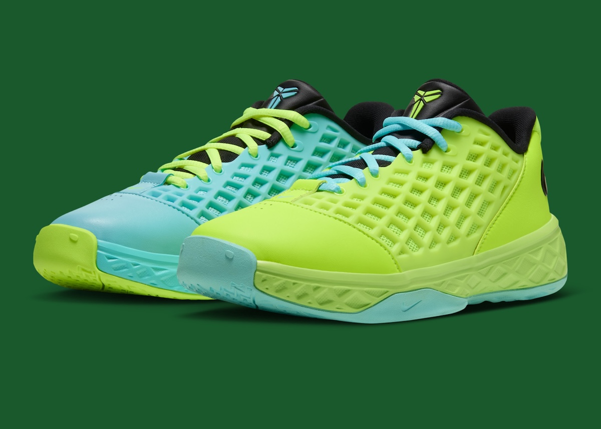 Nike Kobe 3 Low Protro GS “Mismatch” Splits Green From Blue