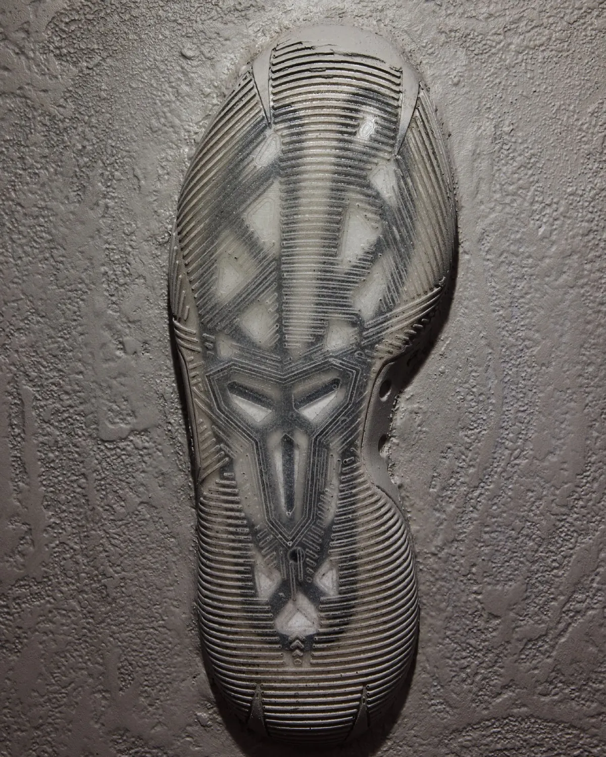 Nike Kobe NXT Prototype in Sail, Black, and Phantom colorway showing the minimalist cloth upper and performance midsole construction - detail view 2