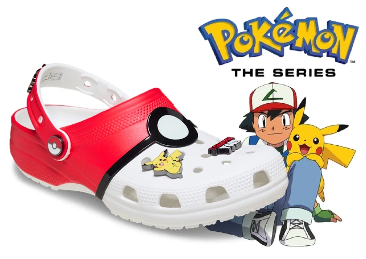 Pokémon x Crocs Classic Clog “Poké Ball” Releases August 28th