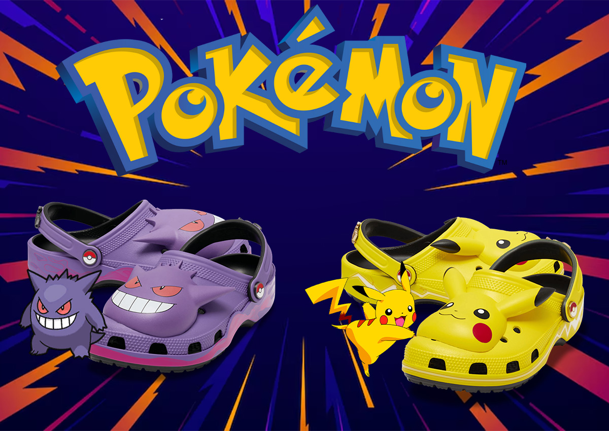 Pokémon Celebrates 30th Anniversary With Pikachu and Gengar Crocs