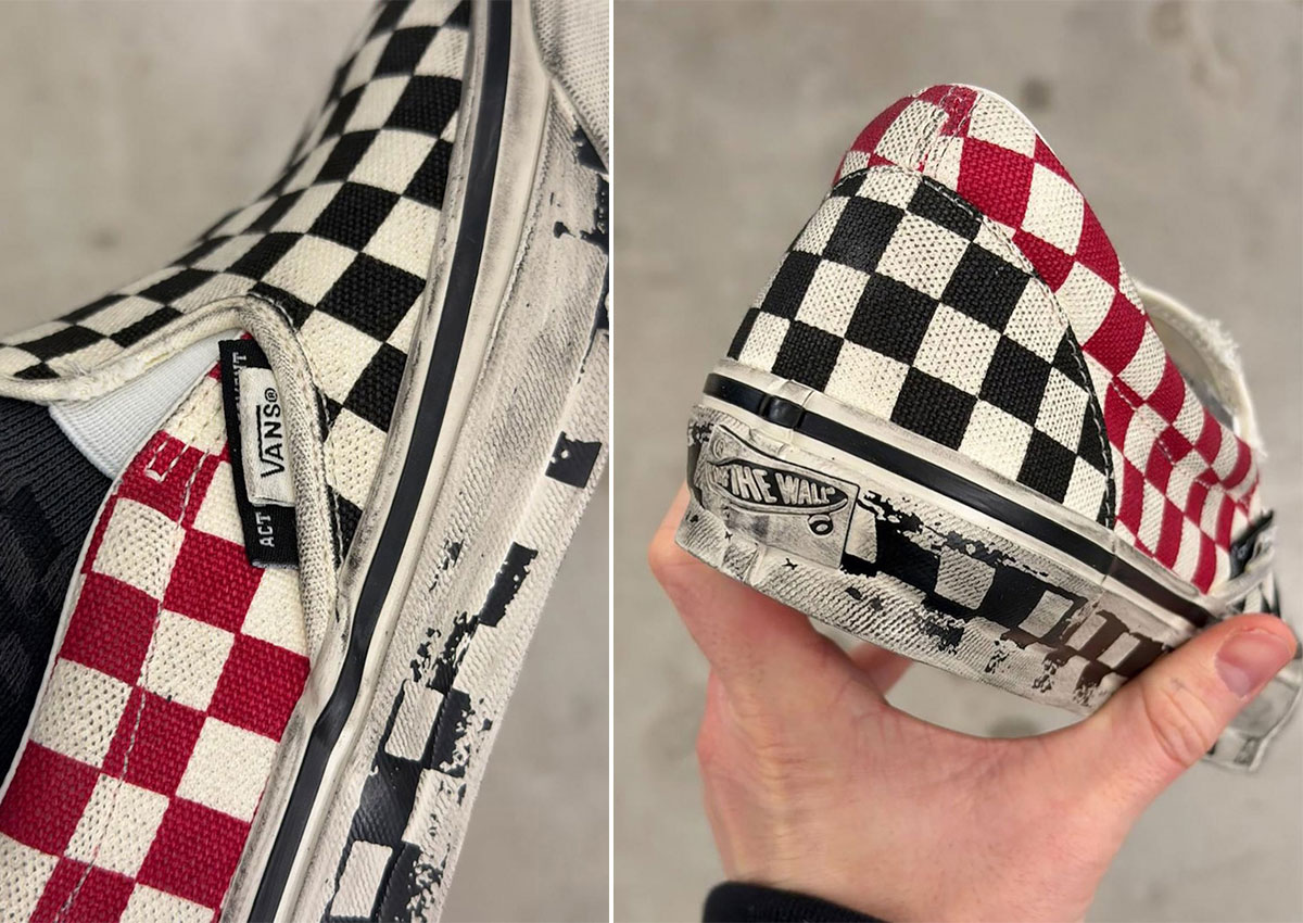 Slam Jam Gives the Vans Slip-On a Worn-In Checkerboard Look