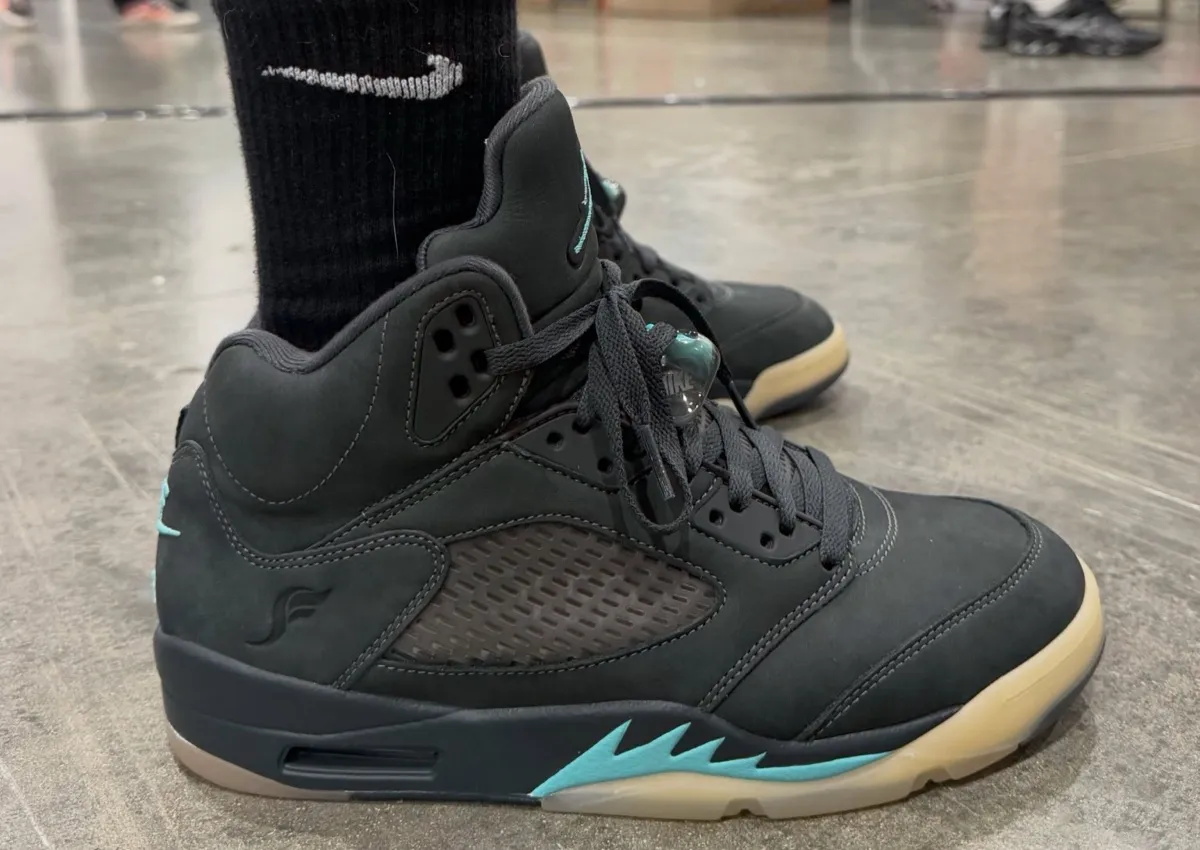 How The SoleFly x Air Jordan 5 Looks On-Feet