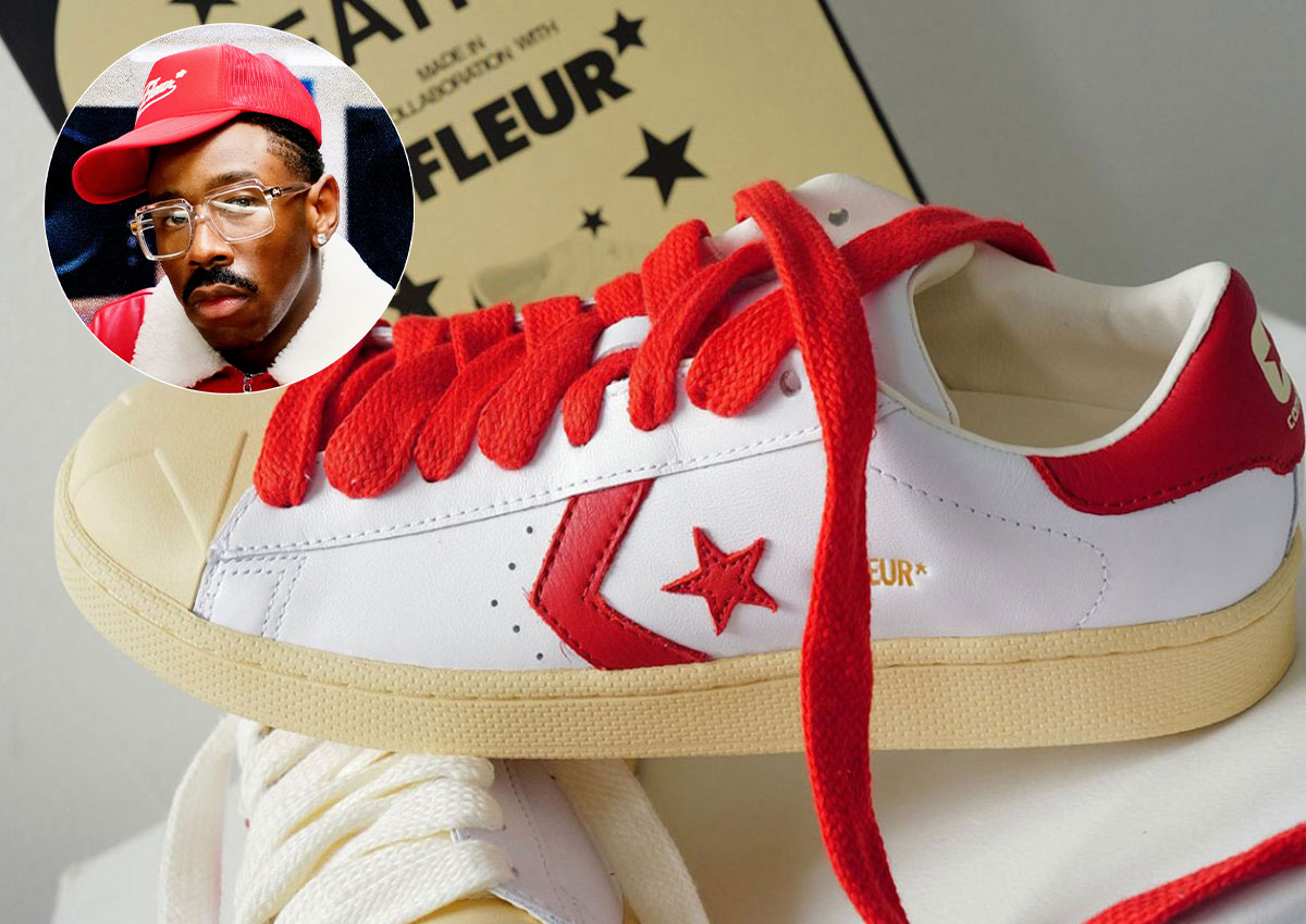 Tyler, The Creator Reworks the Converse Pro Leather in White and Red