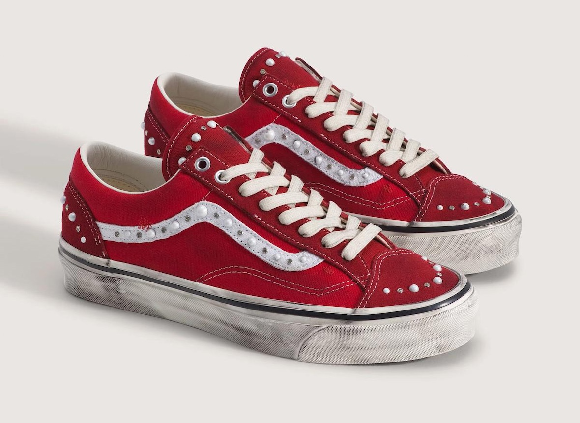 First Look at the Vans Old Skool 36 Pearlized “Red”