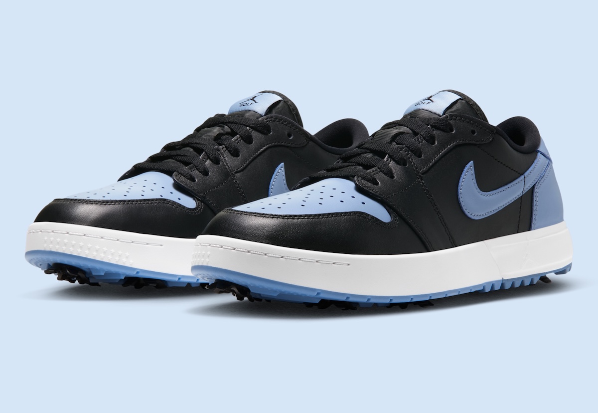 Air Jordan 1 Low OG Golf “Chambray” Gets a Black and Blue Makeover