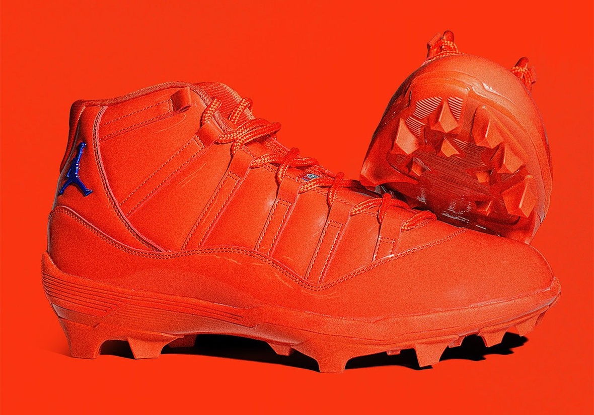 Florida Gators Unveil Orange Air Jordan 11 PE Cleats