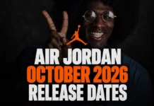 Air Jordan October 2026 Release Dates