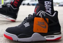How The Air Jordan 4 “Bred” 2026 Retro Looks On-Feet
