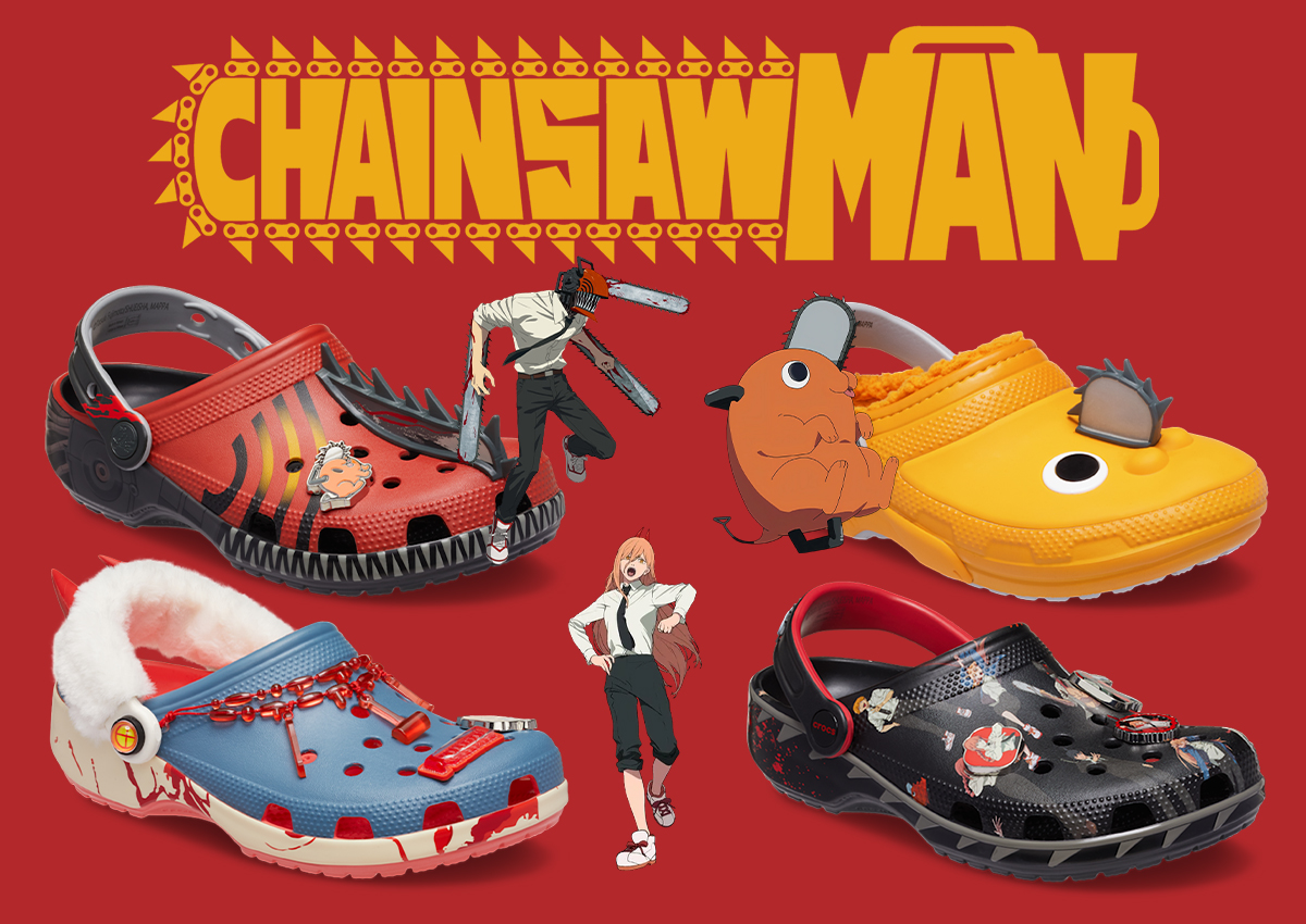 Chainsaw Man x Crocs Bring Denji, Power and Pochita to Life