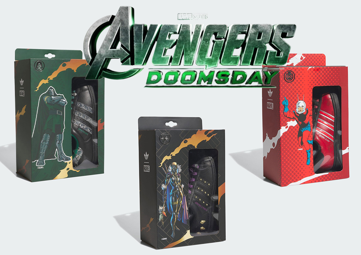 Doctor Doom Leads adidas’ “Avengers: Doomsday” Superstar Pack