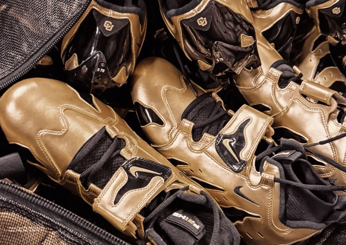 Deion Sanders Shows Off New Colorado Nike Air DT Max ’96 Cleats