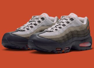 Nike Air Max 95 “Light Bone/Safety Orange” Gets an Olive Look