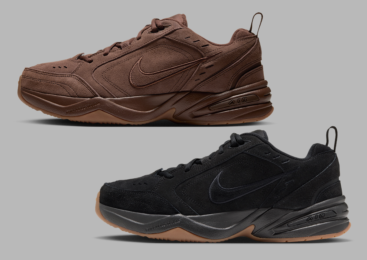 Nike Air Monarch “Suede” Pack Gets Cacao Wow and Black Colorways