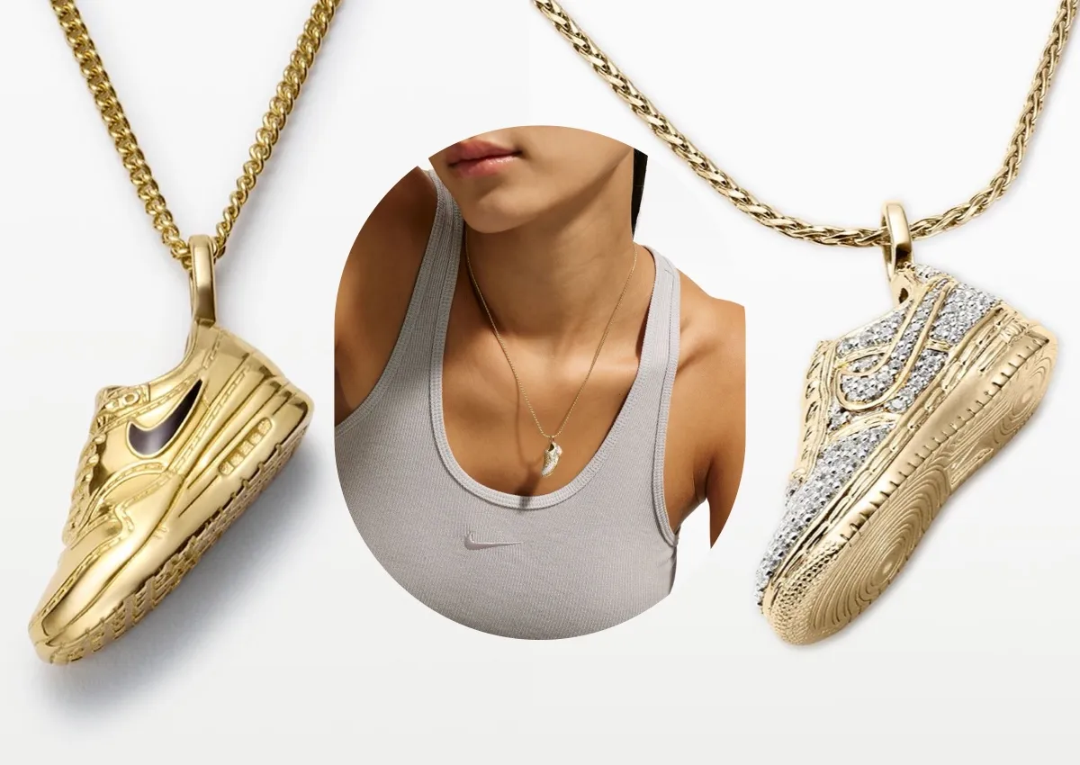Nike’s New Jewelry Collection Includes a $5,750 Air Force 1 Necklace