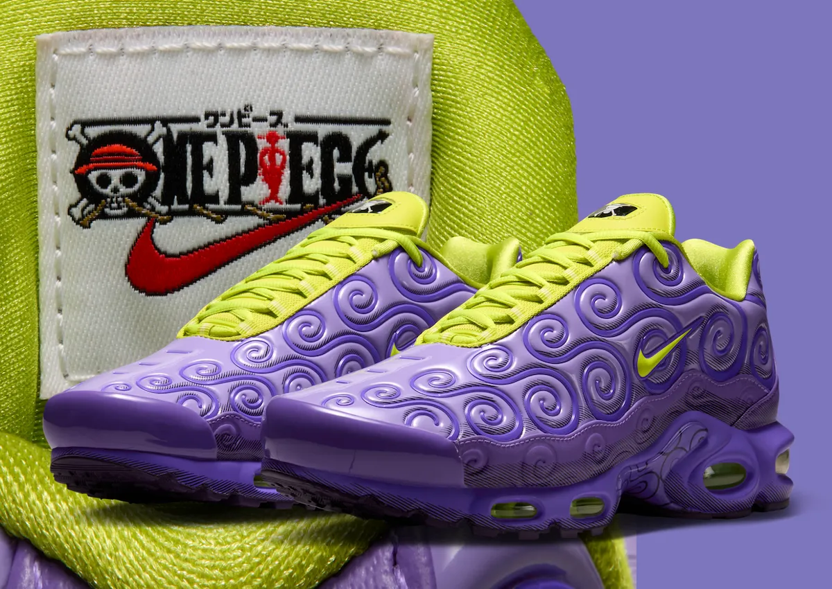 One Piece x Nike Air Max Plus “Gomu Gomu” Releases September 25th
