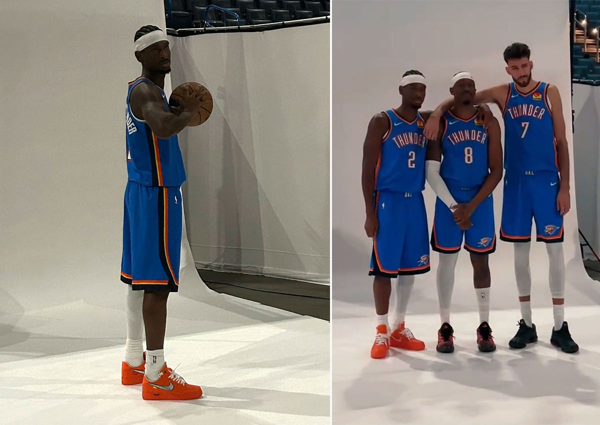 Shai Gilgeous-Alexander Debuts “Orange” V.A.A. x Nike Air Force 1 Low