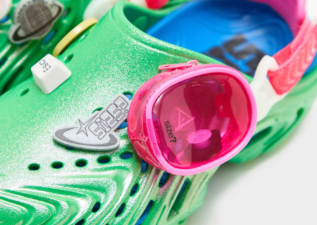 size? x Crocs Echo II Comes With Throwback Tech Jibbitz