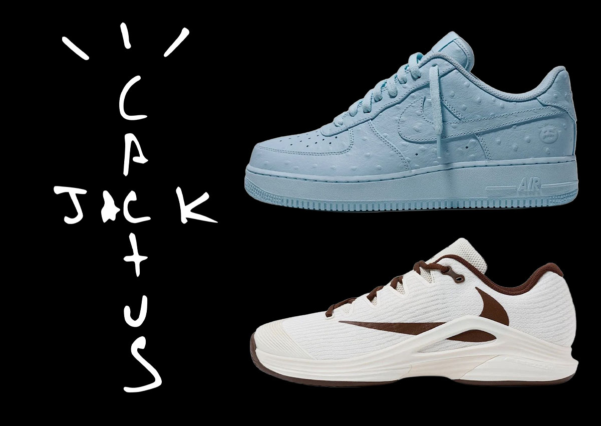 Travis Scott Nike Cactus Court Pack Released With Air Force 1 and Zoom Vapor 12