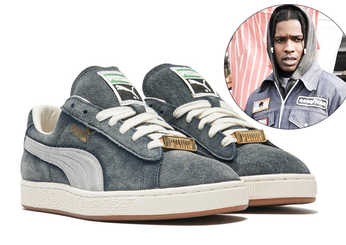 A$AP Rocky Gives the PUMA Suede ’94 a Faded Blue Makeover