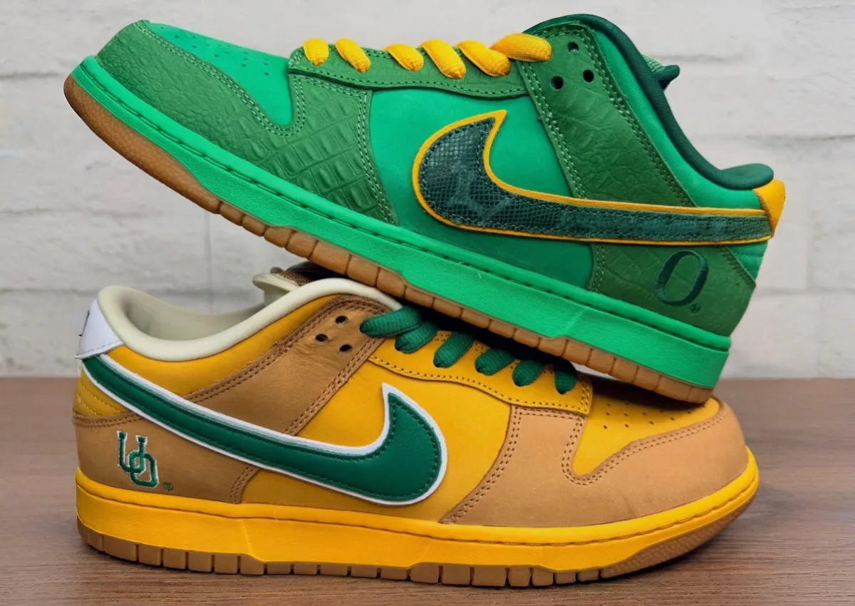 Ducks of a Feather Nike SB Dunks Honor Oregon Football