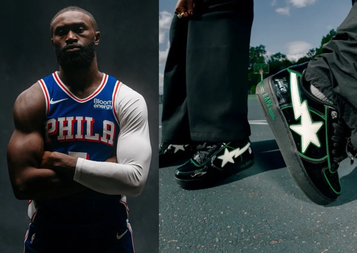 Jaylen Brown’s 7UICE x Bape STA Still Has Some Boston in It