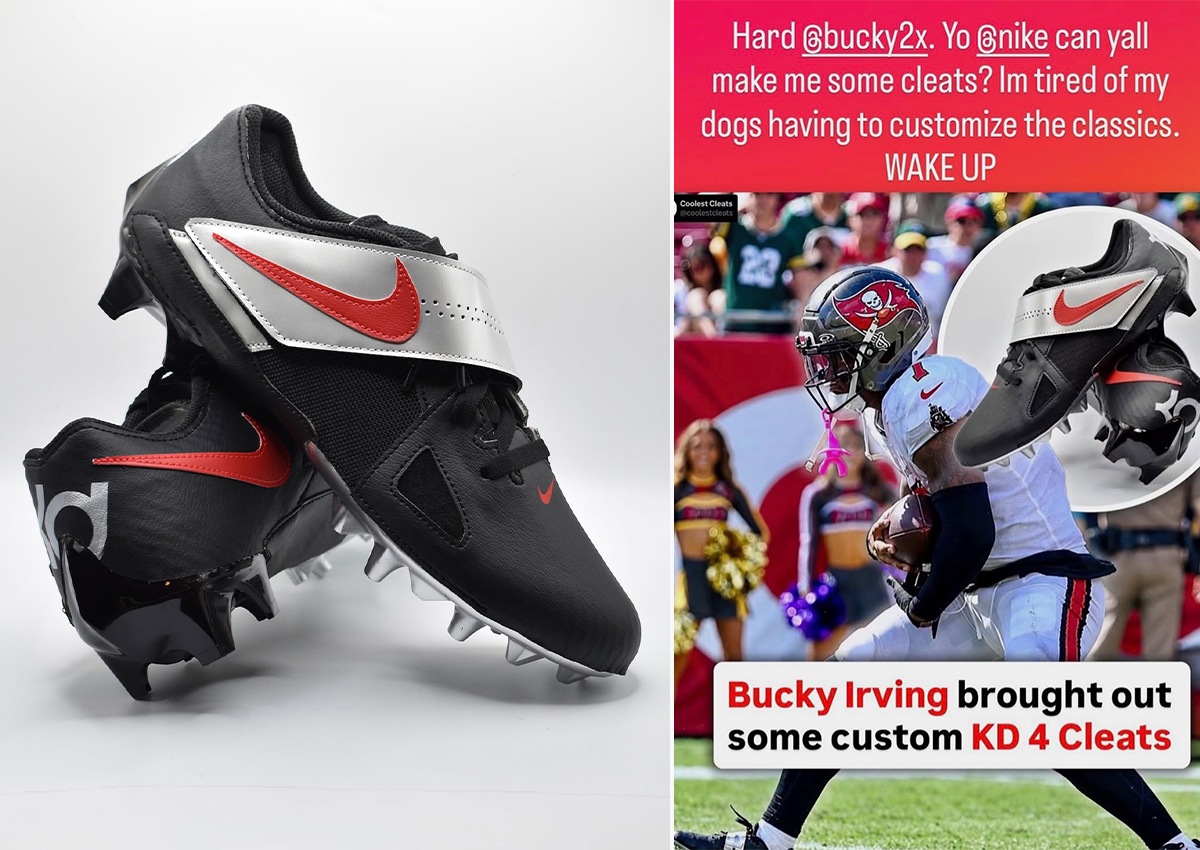 Bucky Irving’s Custom Nike KD 4 Cleats Get Kevin Durant’s Attention