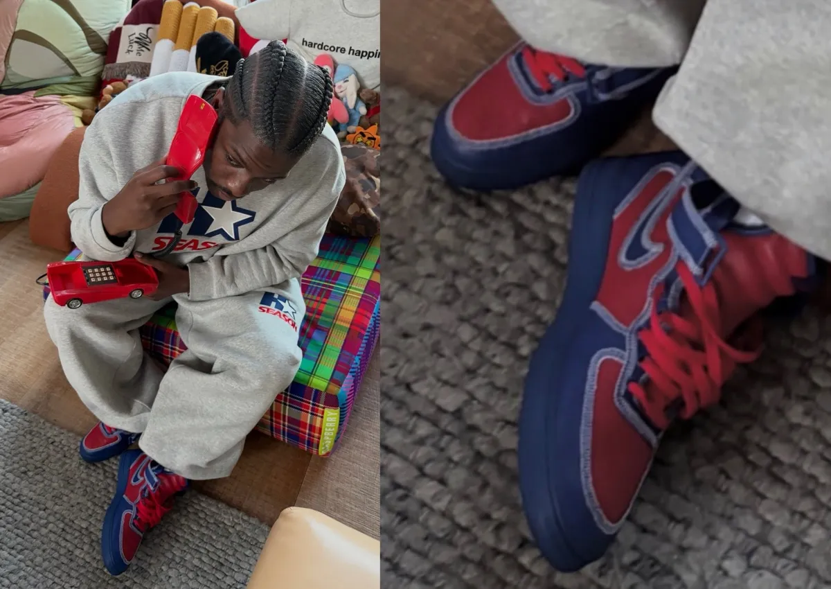 Lil Yachty’s Concrete Boys x Nike Us Force 1 Mid “Red/Blue” Releases Holiday 2026