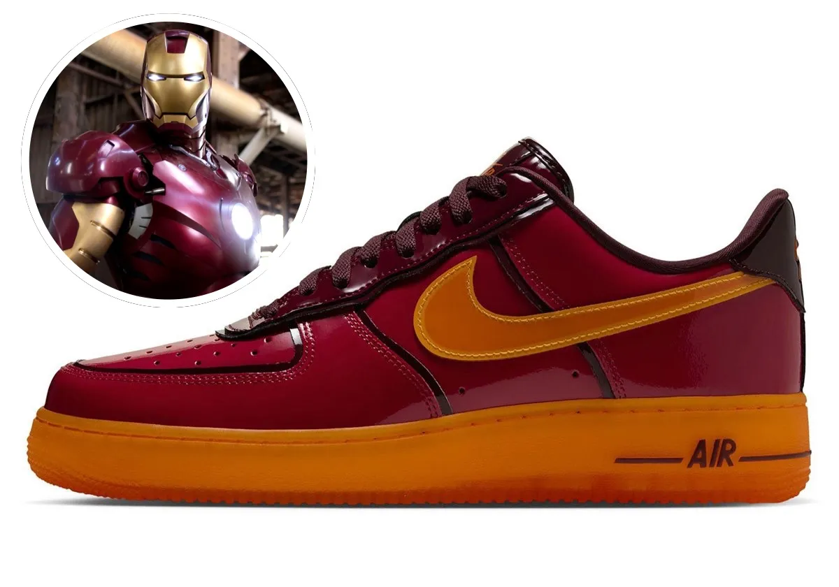 Nike Air Force 1 Low Gets an Iron Man-Inspired Makeover