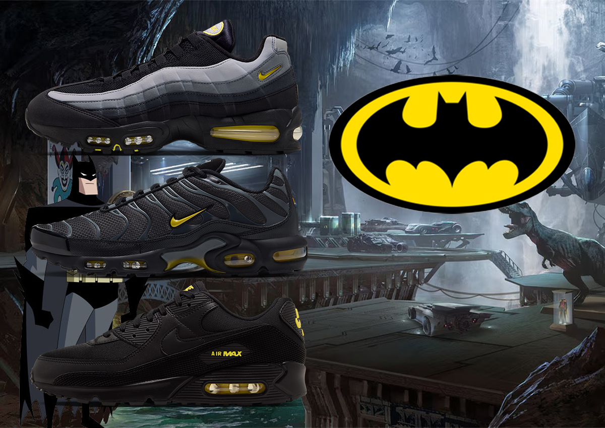 Nike Air Max “Batman” Pack Includes The 95, Plus, And 90